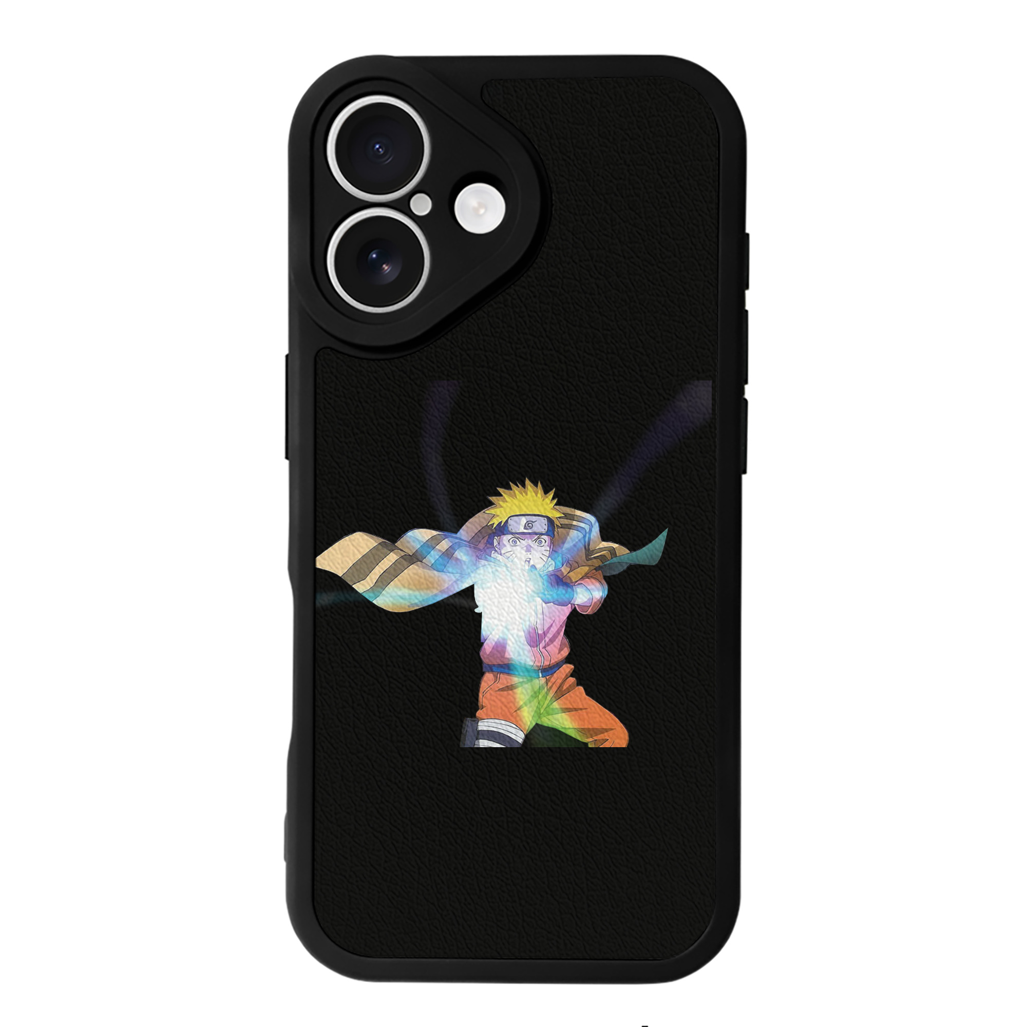 （画像用） NARUTO -ナルト- うずまき ナルト Uzumaki Naruto 【iPhone 16シリーズ対応】シリコンスマホケース（レザー調） 材質：シリコン